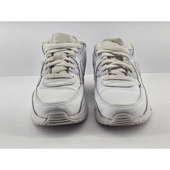Nike Air Max 90 LTR GS Triple White CD6864-100 Sneakers - 3Y - Girls - Picture 8 of 8